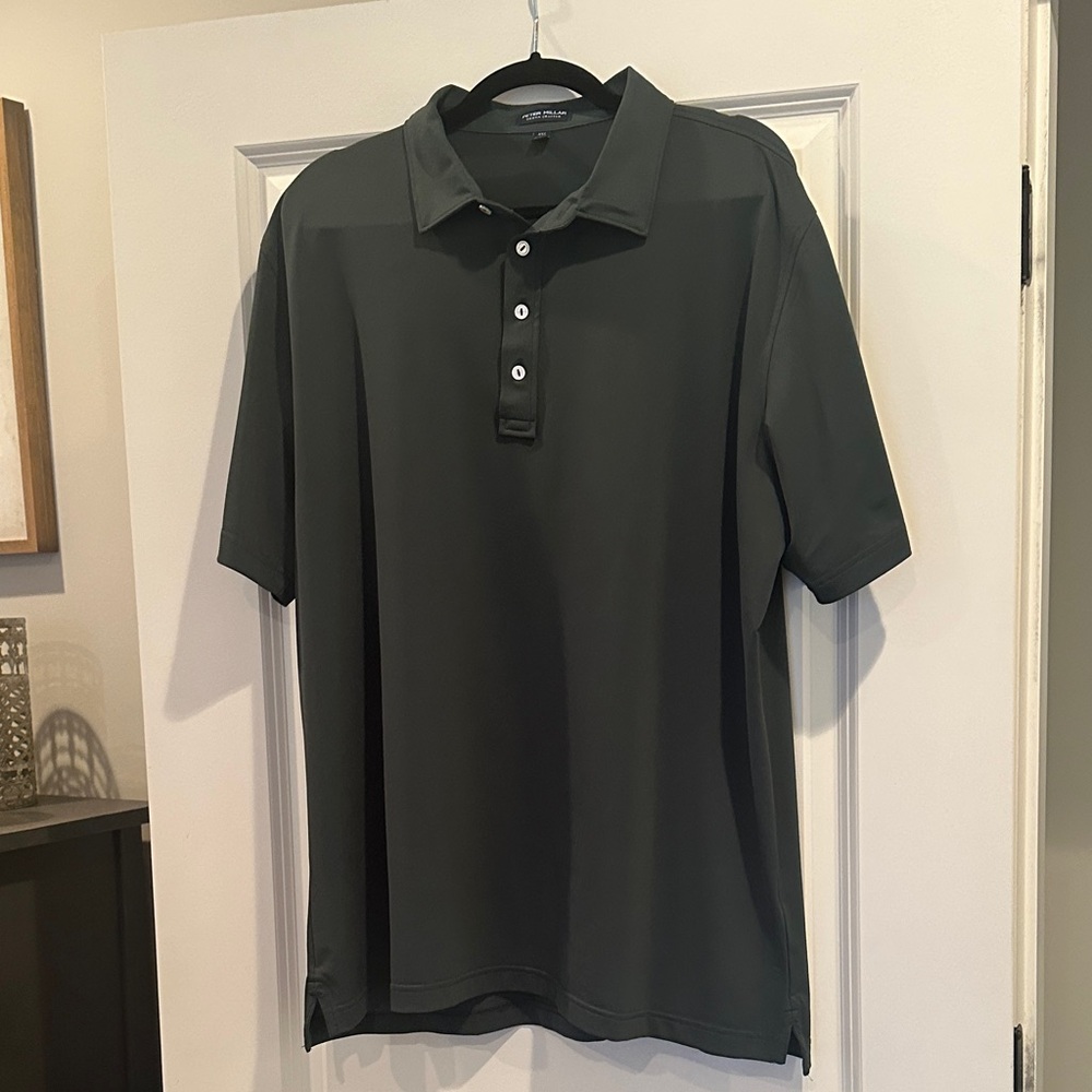 Peter Millar Men’s Dark Green Polo Shirt Size XXL